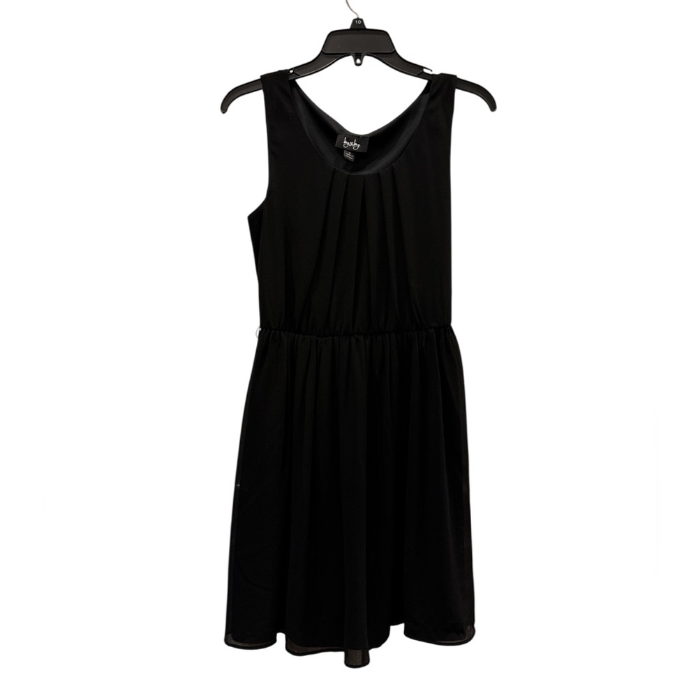 by & by Black Sleeveless Backless Dress